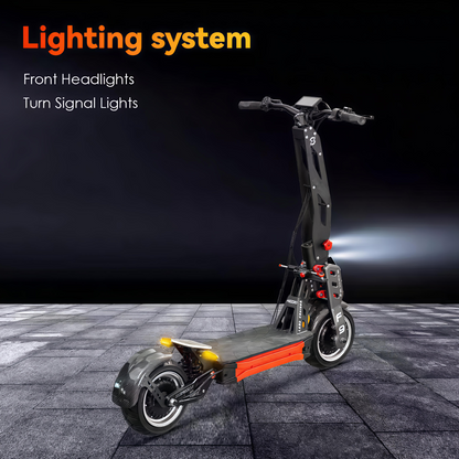 F9 Electric Scooter  60V40ah Lithium Battery Dual Motor NFC Off-Road 62.5KMH