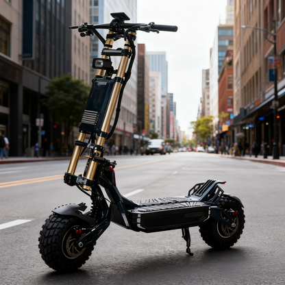 Poona ST01 Electric Scooter | 8000W High Speed Off-Road E-Scooter | Officially Distributed by Zaplon Dubai