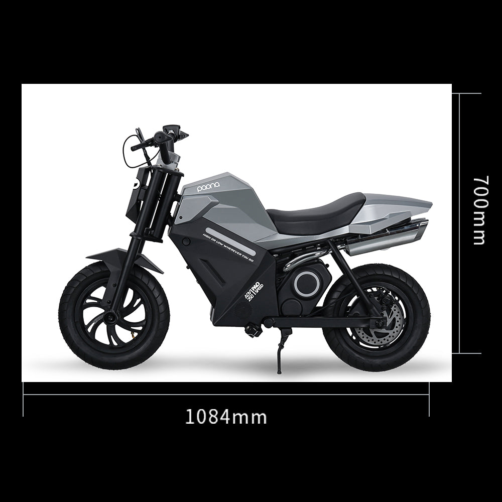 Zaplon ADV250 Electric Mini Bike - Dubai Exclusive | 250W Youth Dirt Moto | 15Mph Safe Speed, 10-Mile Range & 141lb Load
