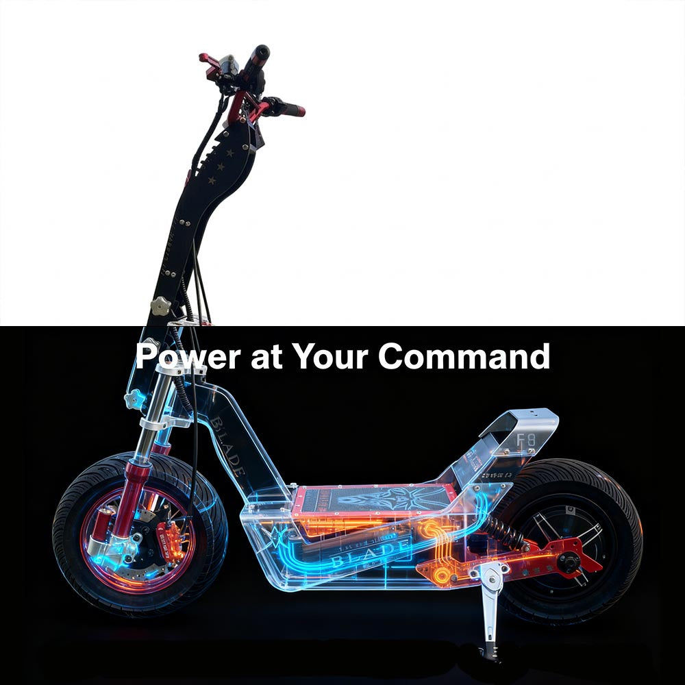 دراجة بخارية كهربائية F8 للبالغين جديدة للطرق الوعرة 72 فولت 50 أمبير/ساعة